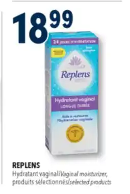 Familiprix REPLENS Vaginal moisturizer selected products offer