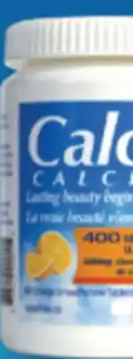 Familiprix Calcia Calcium Vitamin D orange smoothchew tablets 60un offer