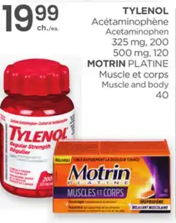 Proxim TYLENOL, MOTRIN offer