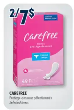 Familiprix CAREFREE Selected liners offer