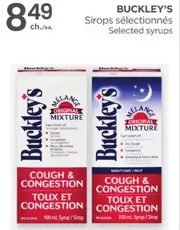 Proxim BUCKLEY'S Selected syrups offer