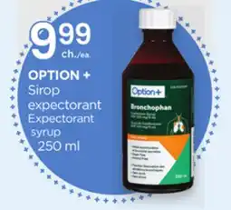 Proxim OPTION + Expectorant syrup offer