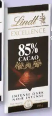 Familiprix LINDT, Excellence, Chocolate offer