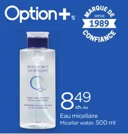 Proxim OPTION+ Micellar water offer