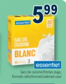 Familiprix Kitchen bags, selected sizes offer