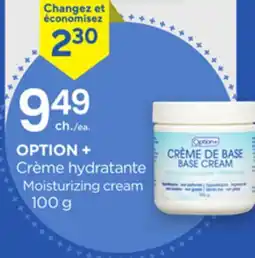 Proxim OPTION + Moisturizing cream offer
