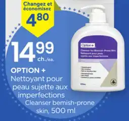 Proxim OPTION + Cleanser bemish-prone skin offer