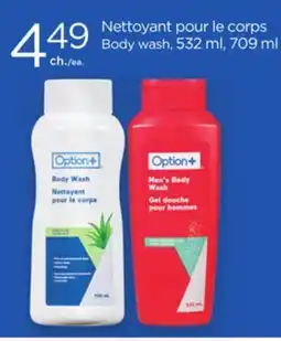 Proxim Option+ Body wash offer