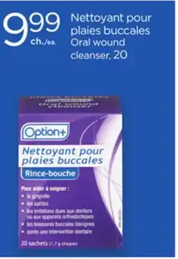 Proxim OPTION+ Oral wound cleanser offer