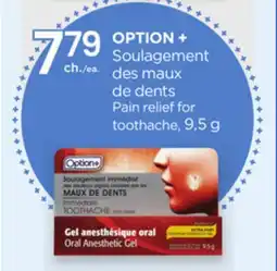 Proxim OPTION + Pain relief for toothache offer