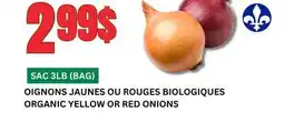 Marches Tau OIGNONS JAUNES OU ROUGES BIOLOGIQUES offer