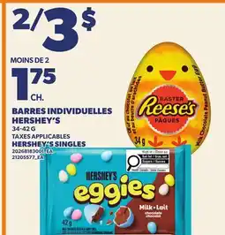 Provigo BARRES INDIVIDUELLES HERSHEY'S offer