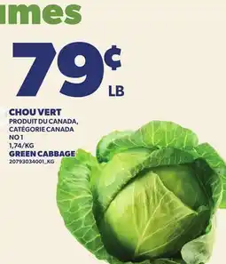Provigo GREEN CABBAGE offer