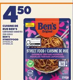 Provigo BEN'S STREETFOOD offer