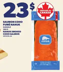 Provigo SAUMON COHO FUMÉ NANUK offer
