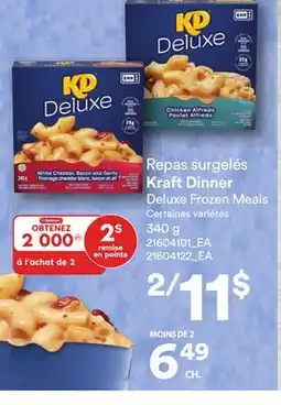 Provigo KRAFT DINNER DELUXE FROZEN MEALS offer