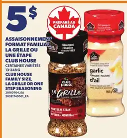 Provigo ASSAISONNEMENT FORMAT FAMILIAL, LA GRILLE OU UNE ÉTAPE CLUB HOUSE offer