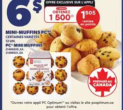 Provigo PC MINI MUFFINS, 12 UN offer