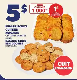 Provigo BAKED IN-STORE MINI COOKIES, 24 UN offer