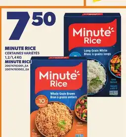 Provigo MINUTE RICE, 1,2/1 offer