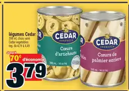 Super C Légumes Cedar | Cedar vegetable offer