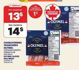 Provigo OLYMEL SLICED DELI MEAT offer