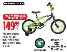 Canadian Tire Supercycle Misfit Kids' Bike offer