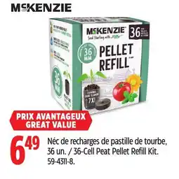 Canadian Tire MCKENZIE 36-Cell Peat Pellet Refill Kit offer
