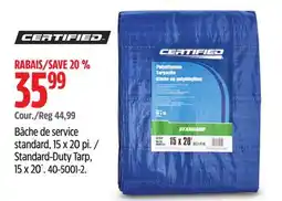 Canadian Tire Certified Standard-Duty Tarp, 15 x 20´ offer