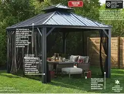 Canadian Tire Hard-Top Gazebo with Netting 12´ x 10´ x 10´ h offer