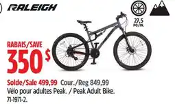 Canadian Tire Raleigh Peak Adult Bike offer