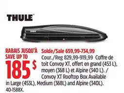 Canadian Tire Convoy XT Rooftop Box offer