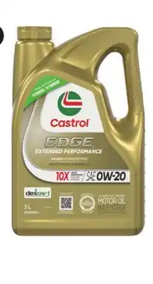 Canadian Tire Castrol EDGE Extended Performance Motor Oil offer