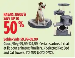 Canadian Tire Petco Selected Pet Bed and Cat Towers offer