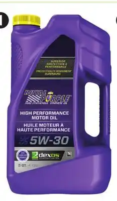 Canadian Tire Royal Purple Premium Synthetic Motor Oil offer