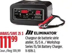 Canadian Tire MotoMaster Workshop Series 15/3A Battery Charger offer