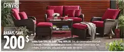 Canadian Tire Canvas Rosedale Conversation Set offer