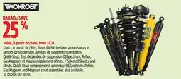 Canadian Tire MONROE Selected Shocks and Struts Quick-Strut complete strut assembly offer