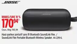 Canadian Tire BOSE SoundLink Flex Portable Bluetooth Wireless Speaker offer