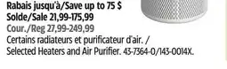 Canadian Tire NOMA Selected Heaters and Air Purifier offer