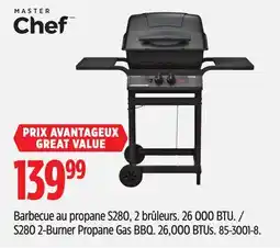 Canadian Tire MASTER Chef S280 2-Burner Propane Gas BBQ offer