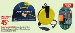 Canadian Tire Mastercraft Selected Outdoor Extension Cords offer