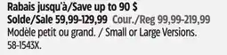 Canadian Tire MAXIMUM Small or Large Versions offer