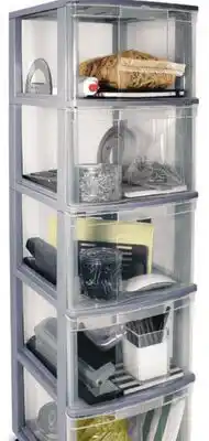 Canadian Tire Type A 5-Drawer Wheeled Storage Tower offer