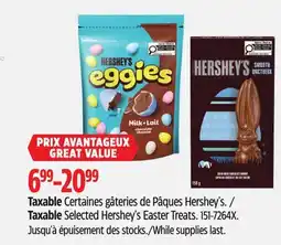 Canadian Tire Taxable Selected Hershey's Easter Treats offer