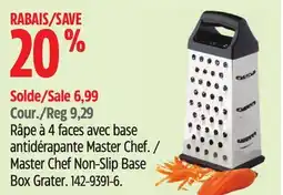 Canadian Tire Master Chef Non-Slip Base Box Grater offer