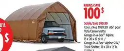 Canadian Tire ShelterLogic Garage-in-a-Box Alpine SUV/ Truck Shelter 13 x 20 x 12´ h offer