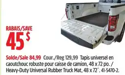 Canadian Tire Heavy-Duty Universal Rubber Truck Mat, 48 x 72˝ offer