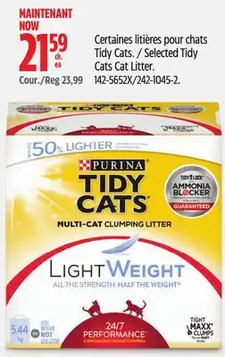Canadian Tire PURINA Selected Tidy Cats Cat Litter offer