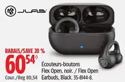 Canadian Tire JLAB Flex Open Earbuds, Black offer